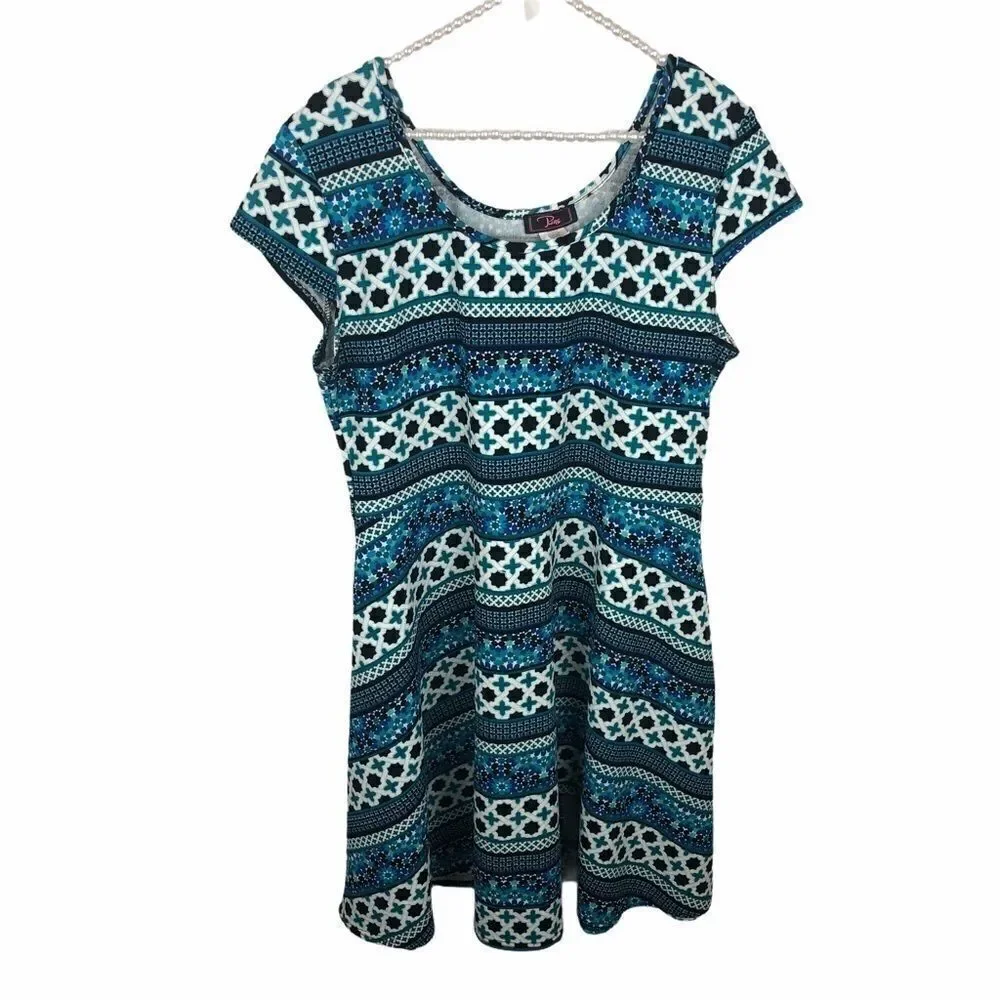 P. Inc fit and flare dress